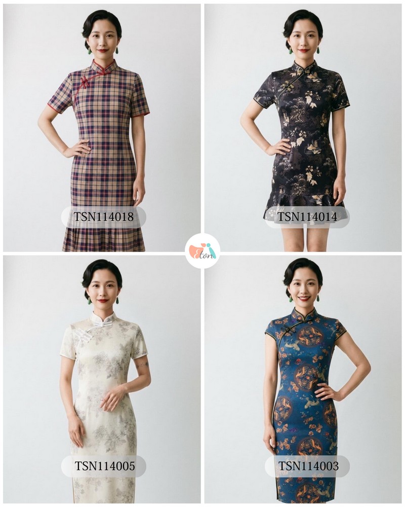 中式旗袍風婚紗禮服實拍